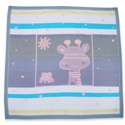 Baby Moo Giraffe All Season Medium Muslin Blanket - Pink