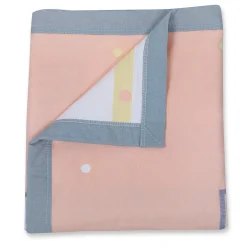 Baby Moo Giraffe All Season Medium Muslin Blanket - Orange