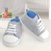 Baby Moo Grey Lace Up Sneakers