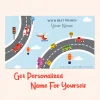 Baby Moo Happy Journey 40 Gift Card Pack Personalised Wish Tags - Multicolour
