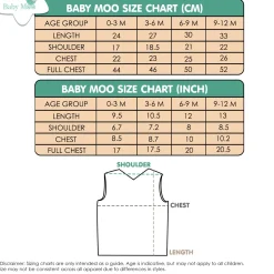 Baby Moo Happy Sweet Stars Round Neck Sleeveless Tie Knot Cotton Jhablas 5 Pcs - Orange, Multicolour