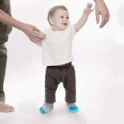 Baby Moo Hearts Blue Sneakers