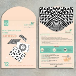 Baby Moo High Contrast Flash Cards Pack of 12 - Patterns