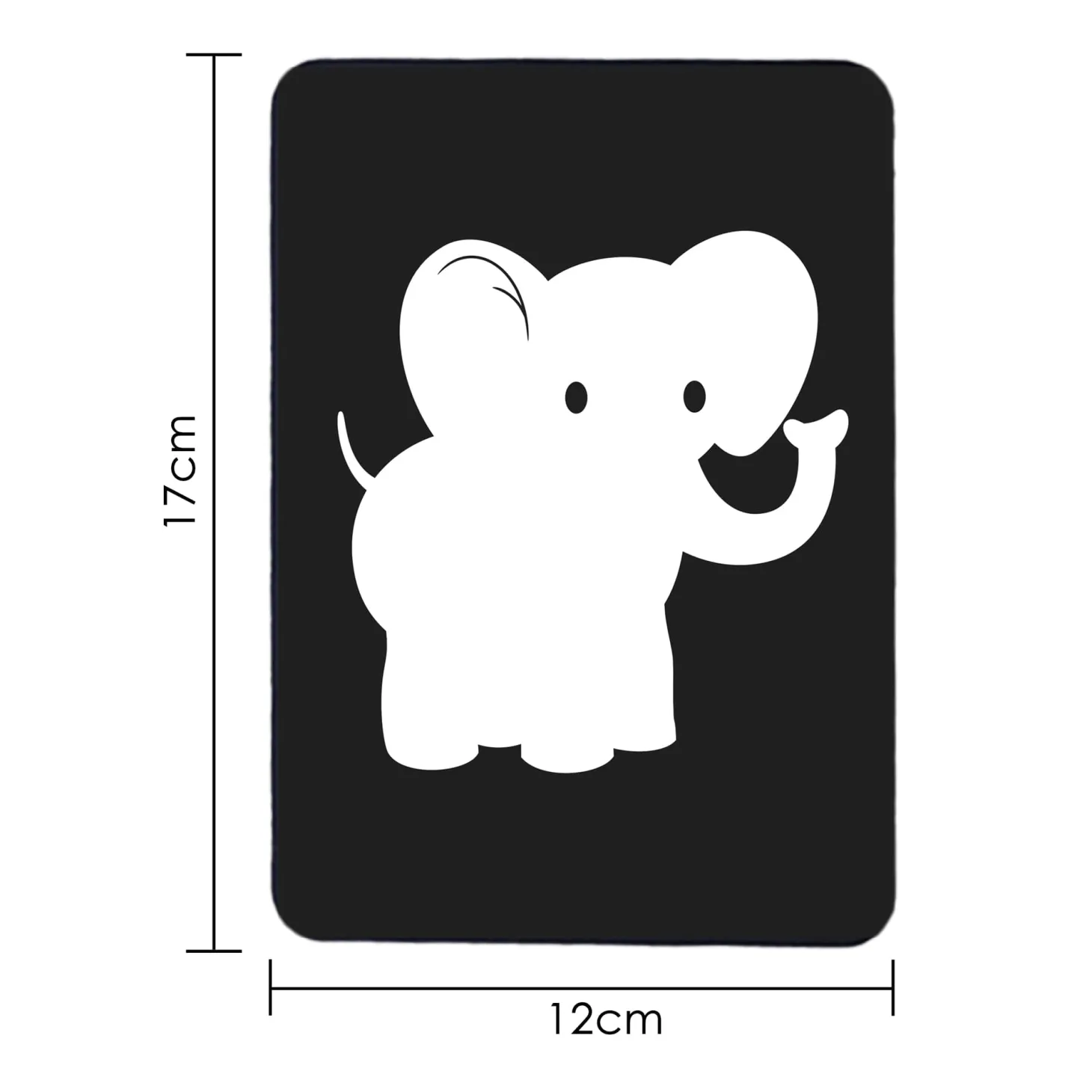 Baby Moo High Contrast Flash Cards Pack of 12 - Animals