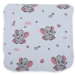 Baby Moo Highly Absorbent Cotton 6 Pcs Wash Cloth - Multicolour