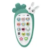 Baby Moo intelligent Bunny Interactive Musical Mobile Phone Toy For Kids With 20 Built-in Songs, Animal Sounds & Chat Button - Light Green