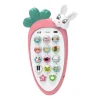 Baby Moo intelligent Bunny Interactive Musical Mobile Phone Toy For Kids With 20 Built-in Songs, Animal Sounds & Chat Button - Pink
