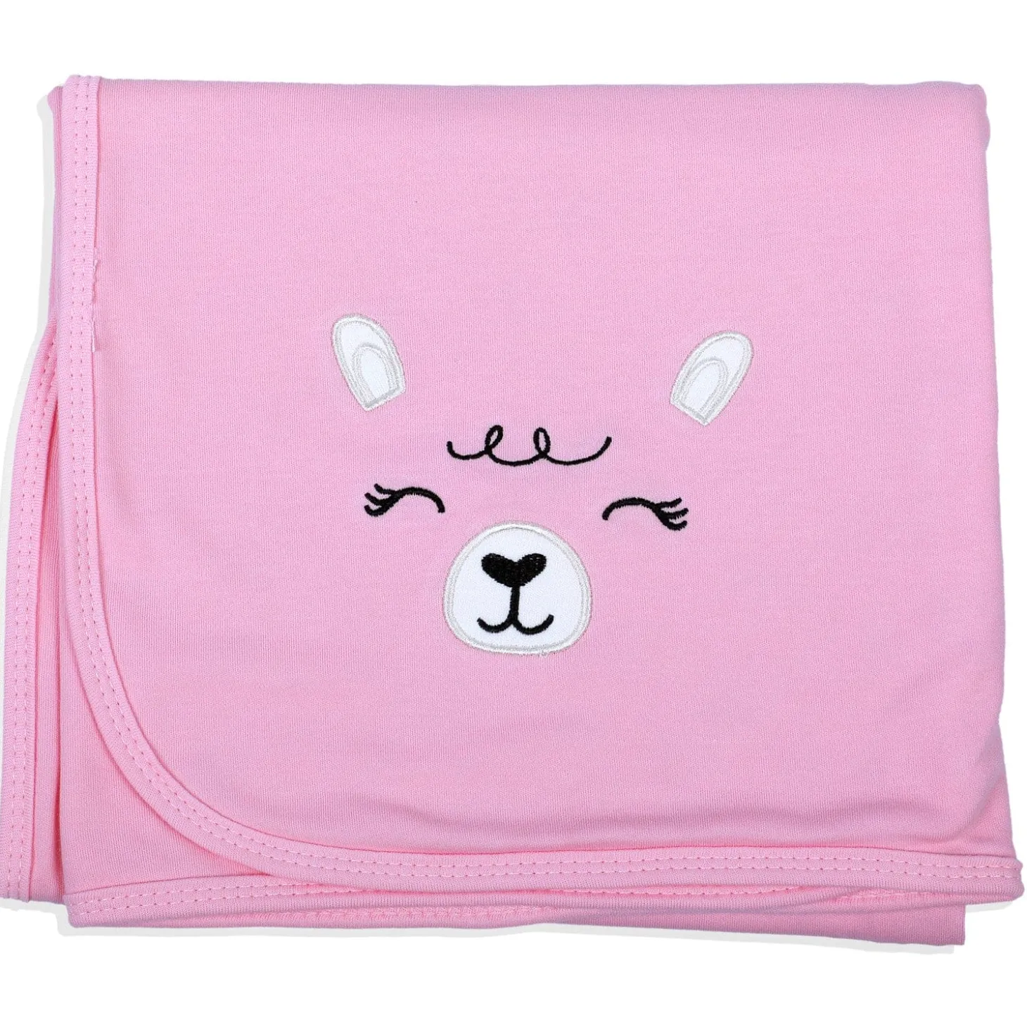 Baby Moo Jet Set Doggo Soft Reversible Wrapper - Pink