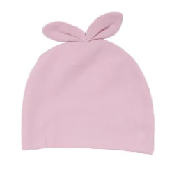 Baby Moo Jolly Kitty All Season Stretchable Hosiery Warm 3D Beanie Cap - Pink