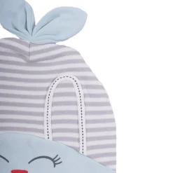 Baby Moo Jolly Kitty All Season Stretchable Hosiery Warm 3D Beanie Cap - Blue