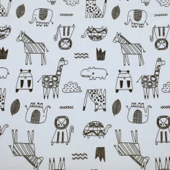 Baby Moo King Lion Soft Reversible Wrapper - Grey