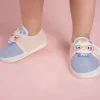 Baby Moo Kitty Love Soft Sole Anti-Slip Booties - Blue