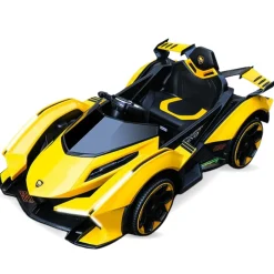 Baby Moo Lambo Ride-On Sports Car | 12V Kids Electric Toy Vehicle | Parental Remote Control | USB MP3 Player | Ages 1-6 - Yellow