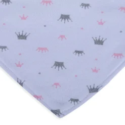 Baby Moo Love Mummy Cotton 3 Pack Bandana Bibs - Pink