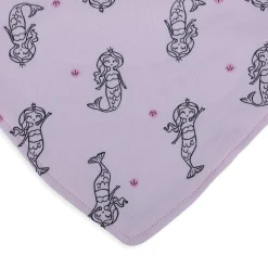 Baby Moo Love Mummy Cotton 3 Pack Bandana Bibs - Pink