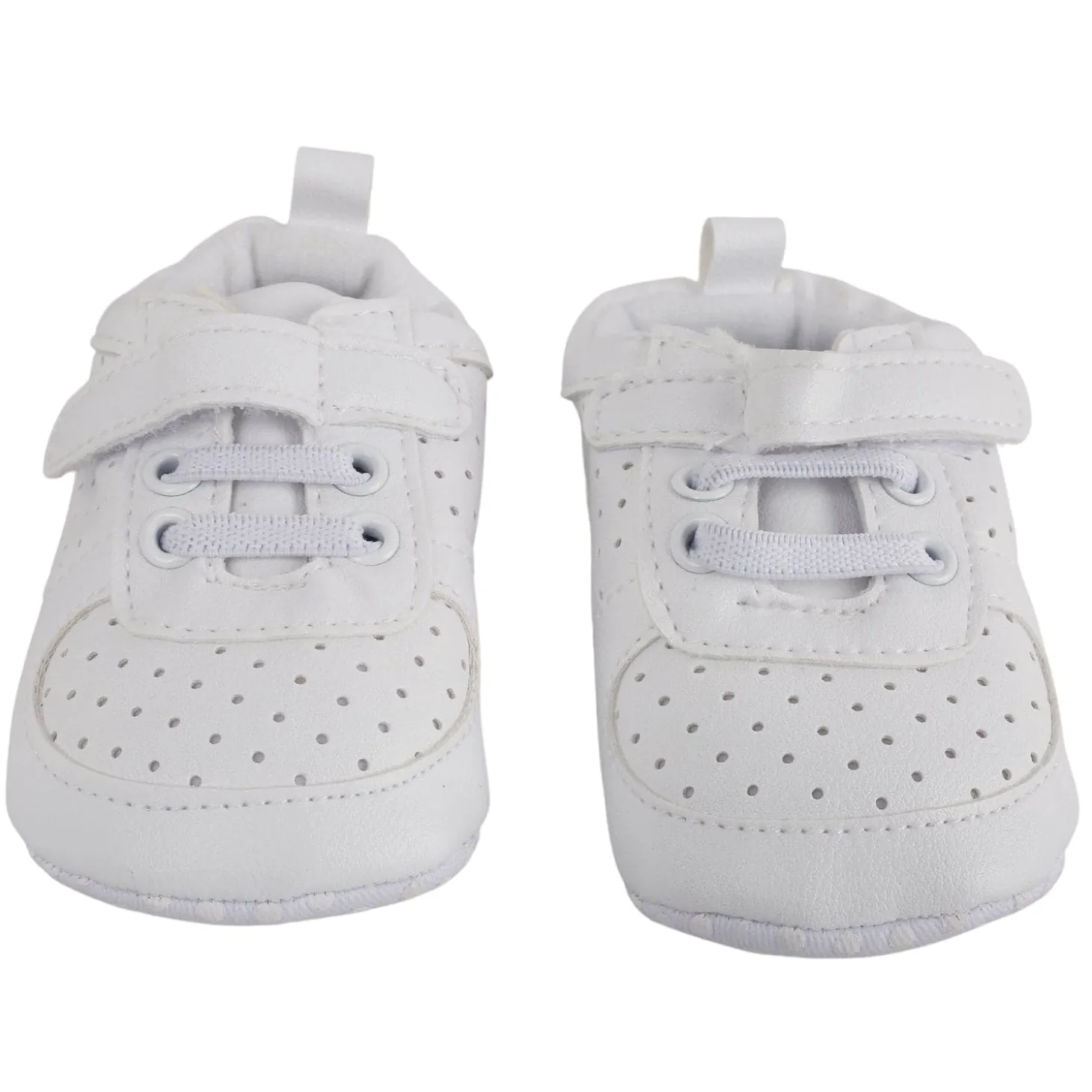 Baby Moo Matte White Sneakers