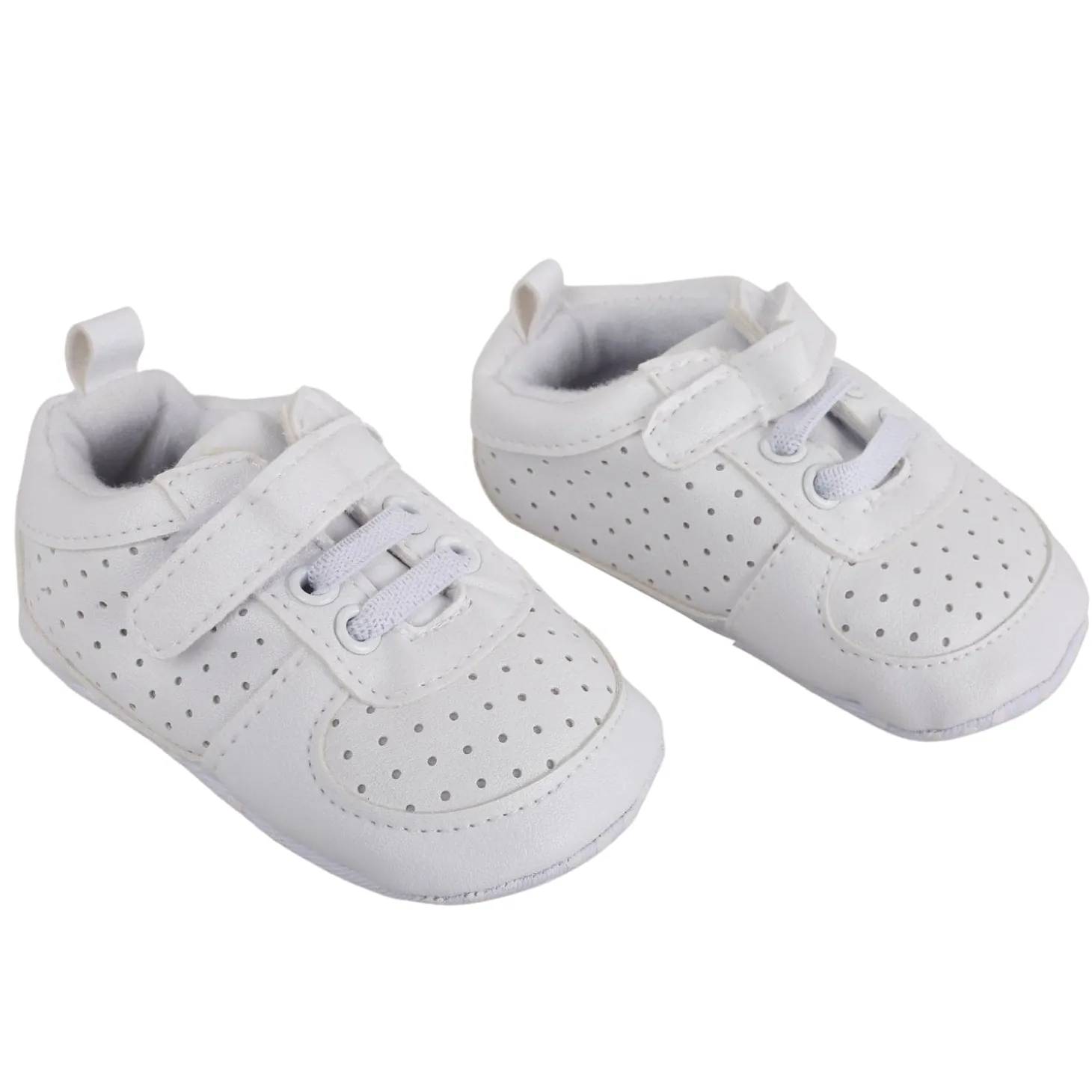 Baby Moo Matte White Sneakers