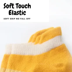 Baby Moo Monochrome Stylish Anti-Skid Adorable 5 Pack Socks - Multicolour