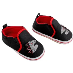 Baby Moo Monster Black Slip-On Booties