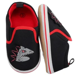 Baby Moo Monster Black Slip-On Booties