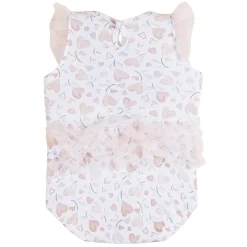 Baby Moo My Little Heart Gift Set 3 Piece With Bodysuit, Socks And Headband - Beige