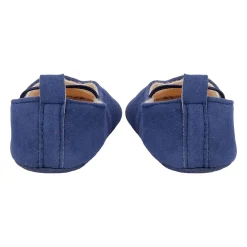 Baby Moo My Little Heart Anti-Skid Elastic Strap Ballerina Booties - Blue, Red