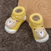 Baby Moo My Pet Cotton Anti-Skid 3D Socks - Yellow