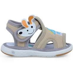 Baby Moo My Pet's House Chu-Chu Sound Breathable Anti-Skid Sandals - Beige