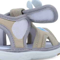 Baby Moo My Pet's House Chu-Chu Sound Breathable Anti-Skid Sandals - Beige
