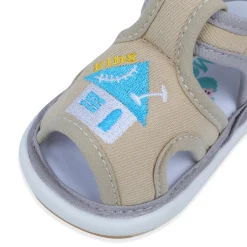 Baby Moo My Pet's House Chu-Chu Sound Breathable Anti-Skid Sandals - Beige
