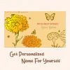 Baby Moo Nature 40 Gift Card Pack Personalised Gold Foil Premium Wish Tags - Brown