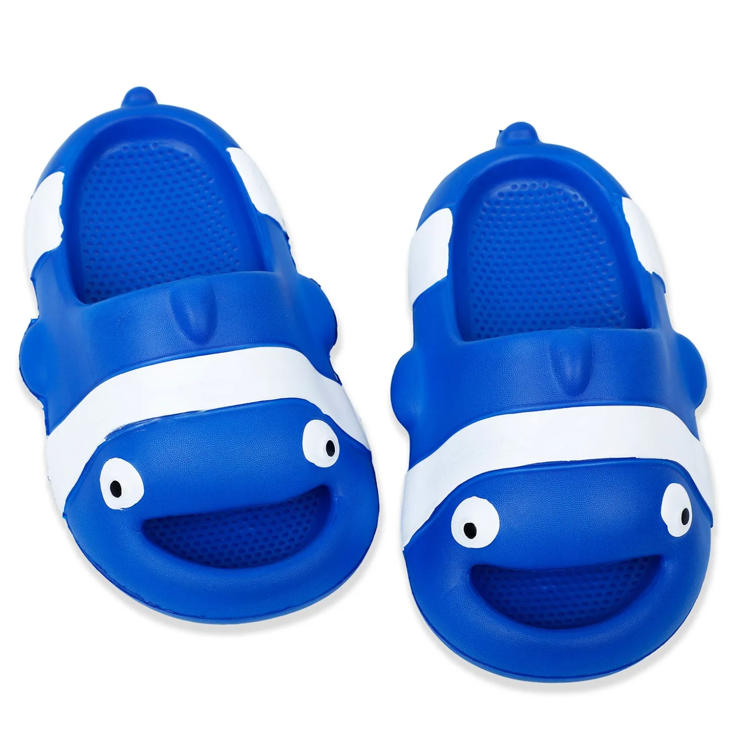 Baby Moo Nemo Waterproof Soft Slippers Anti-Skid Sliders - Blue