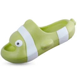 Baby Moo Nemo Waterproof Soft Slippers Anti-Skid Sliders - Green