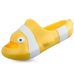 Baby Moo Nemo Waterproof Soft Slippers Anti-Skid Sliders - Yellow