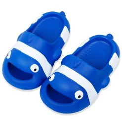 Baby Moo Nemo Waterproof Soft Slippers Anti-Skid Sliders - Blue