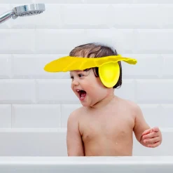 Baby Moo No Tears Safe Adjustable Bathing Shower Cap - Yellow