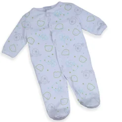 Baby Moo Papa Bear Infant Soft 5 pcs Romper Gift Set - White