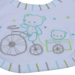 Baby Moo Papa Bear Infant Soft 5 pcs Romper Gift Set - White