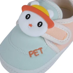 Baby Moo Persian Kitty Soft Sole Anti-Slip Booties - Green