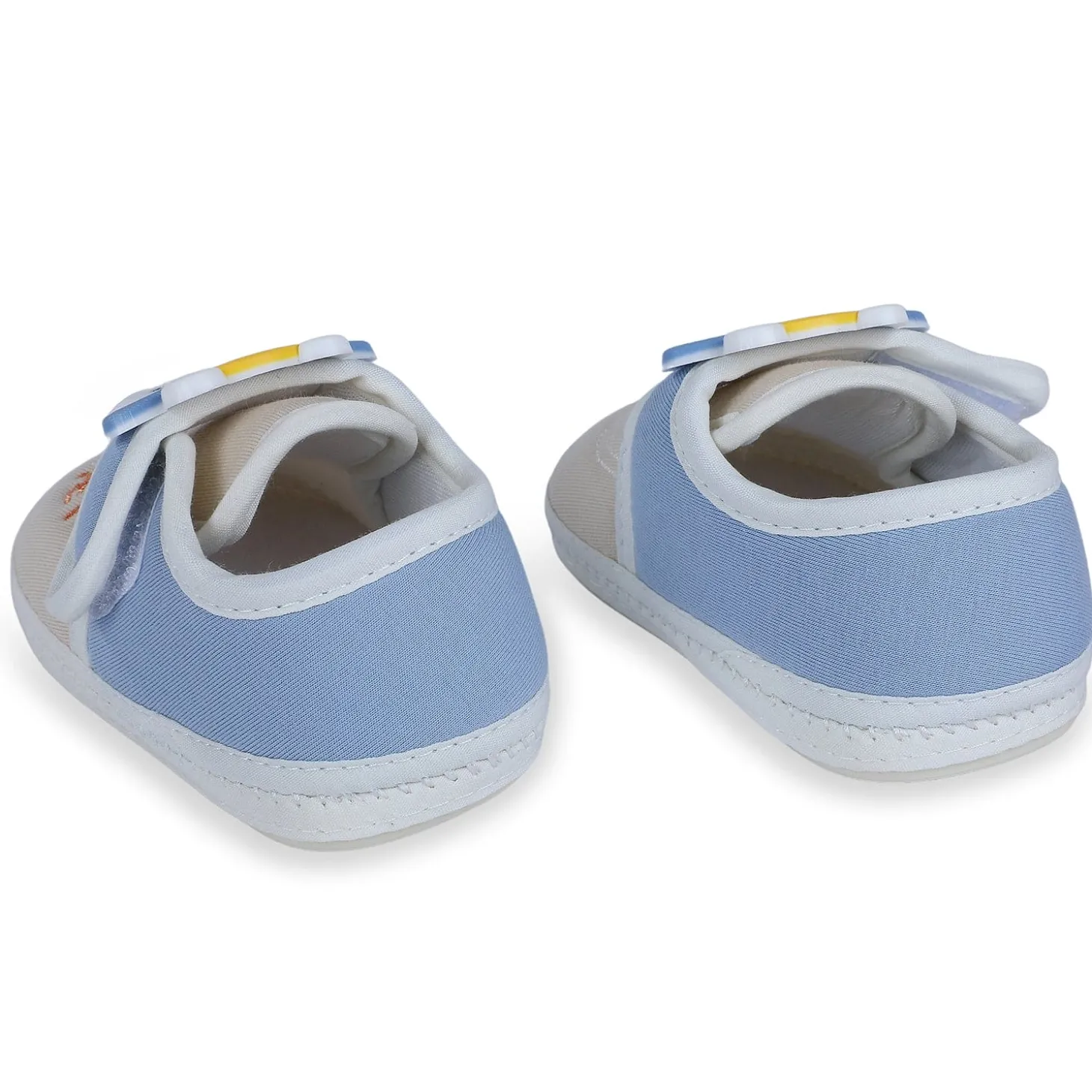 Baby Moo Persian Kitty Soft Sole Anti-Slip Booties - Blue