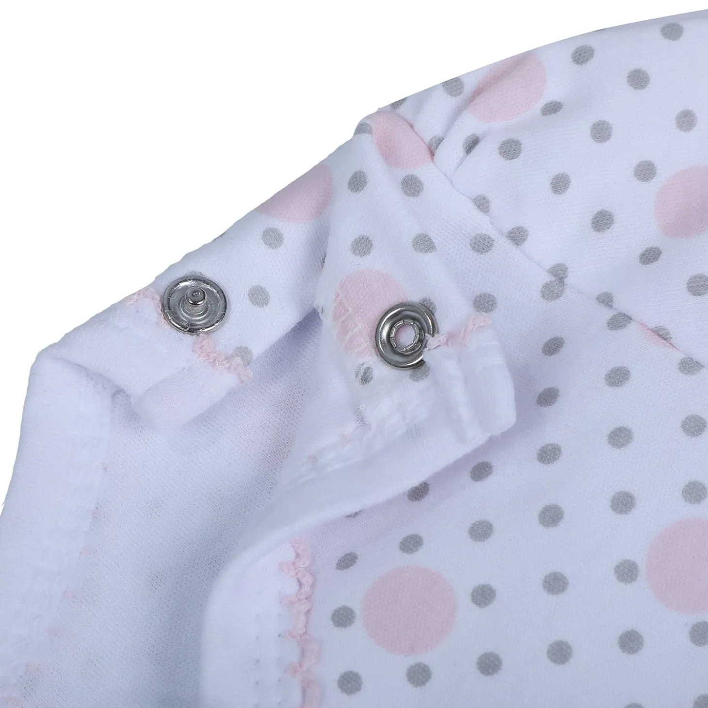Baby Moo Pocket Teddy Embroidered Half Sleeve Short Romper - White