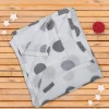 Baby Moo Polka Dots Soft Wrapper Muslin Swaddle - Grey