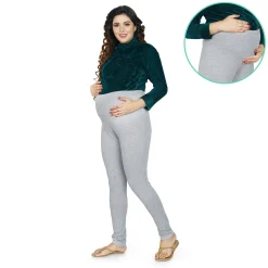 Baby Moo Pregnancy And Maternity Essentials 5 Pcs Baby Shower Gift Hamper For Mom - Blue