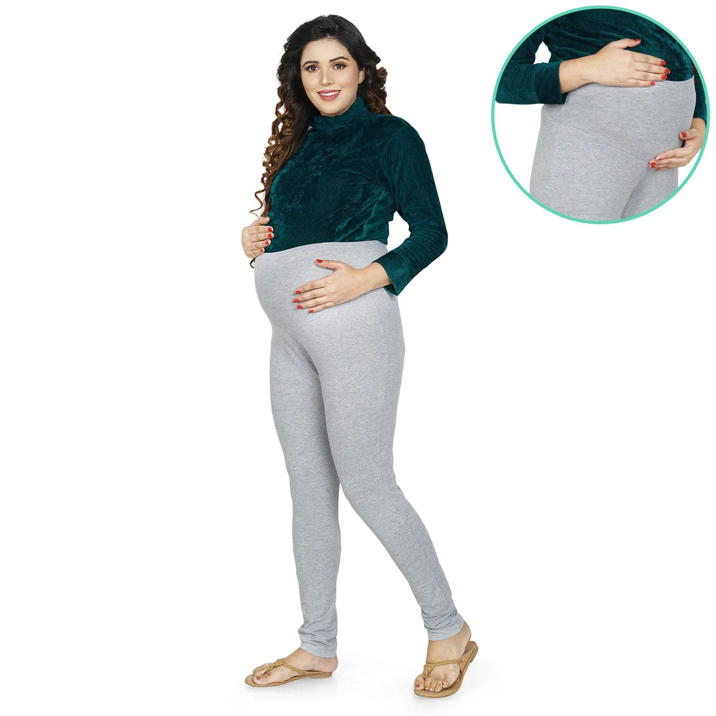 Baby Moo Pregnancy And Maternity Essentials 5 Pcs Baby Shower Gift Hamper For Mom - Blue