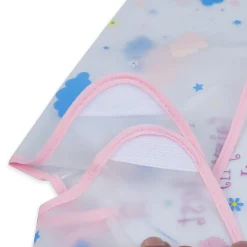 Baby Moo Prettiest Fairy Long Sleeves Waterproof Wear Me Bib - Pink