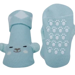 Baby Moo Puppy 3D Anti-Skid Socks Booties Pack of 3 - Grey
