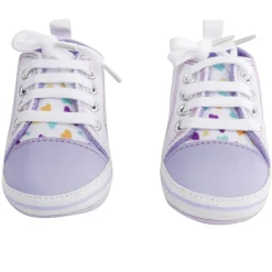 Baby Moo Purple Hearts Sneakers