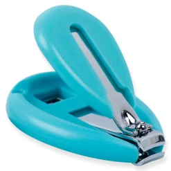 Baby Moo Quacking Ducky Gentle Manicure & Pedicure Infant Toddler Nail Clipper Set - Turquoise