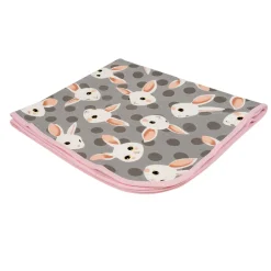 Baby Moo Rabbit Sweet Dreams Water-resistant Bed Protector - Grey