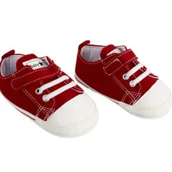 Baby Moo Red Velcro Sneakers